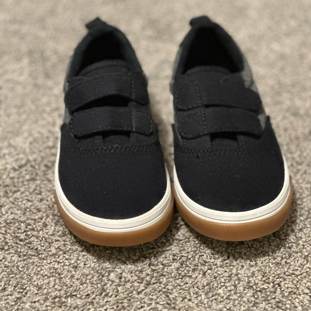 Old Navy Kids Black Sneakers with Tan Soles